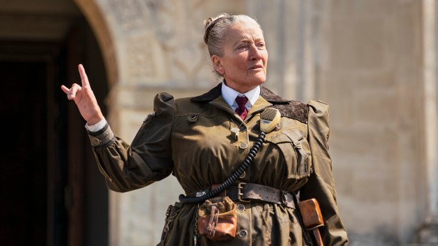 Emma Thompson is nearly unrecognizable as meany school mistress in ...